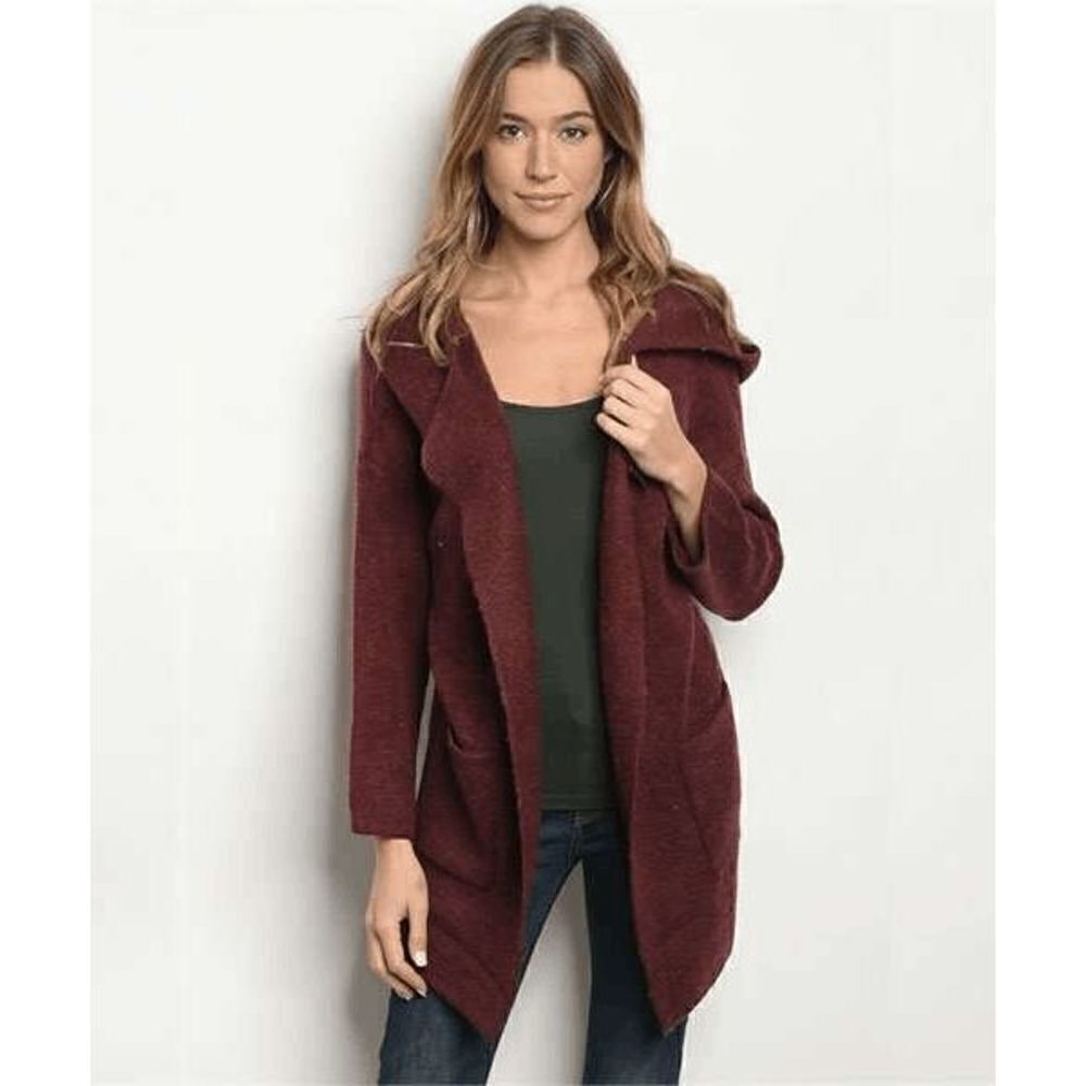 Ladies Burgundy Jacket 